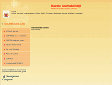 Tablet Screenshot of bazelecontabilitatii.ro